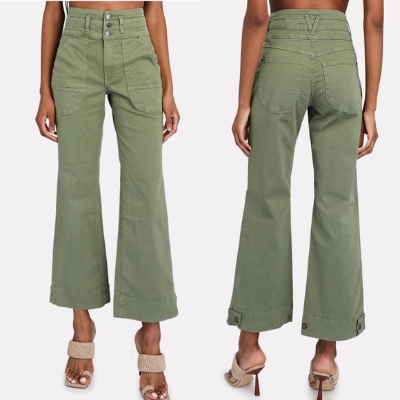 Veronica Beard Marley Convertible Ankle Tab Pants SZ 30 - Picture 4 of 12